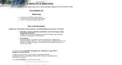 Desktop Screenshot of cappelen-krefting.no